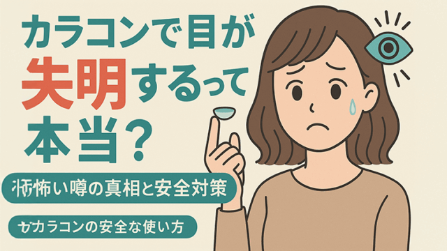 カラコン安全対策